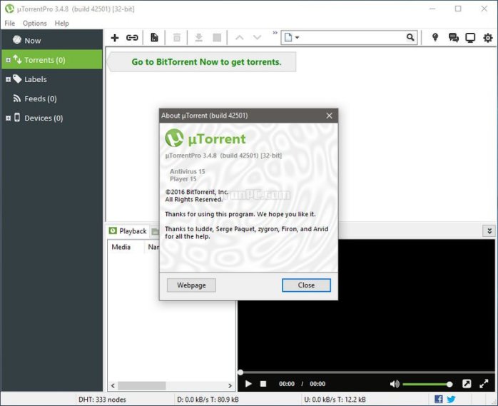 download the new version for windows uTorrent Pro 3.6.0.46830